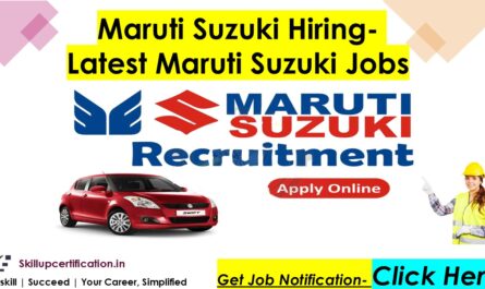 Maruti Suzuki Hiring- Latest Maruti Suzuki Jobs