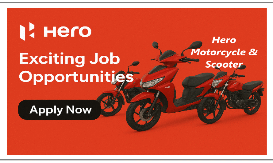 Hero MotoCorp Exciting Job Opportunities 2025