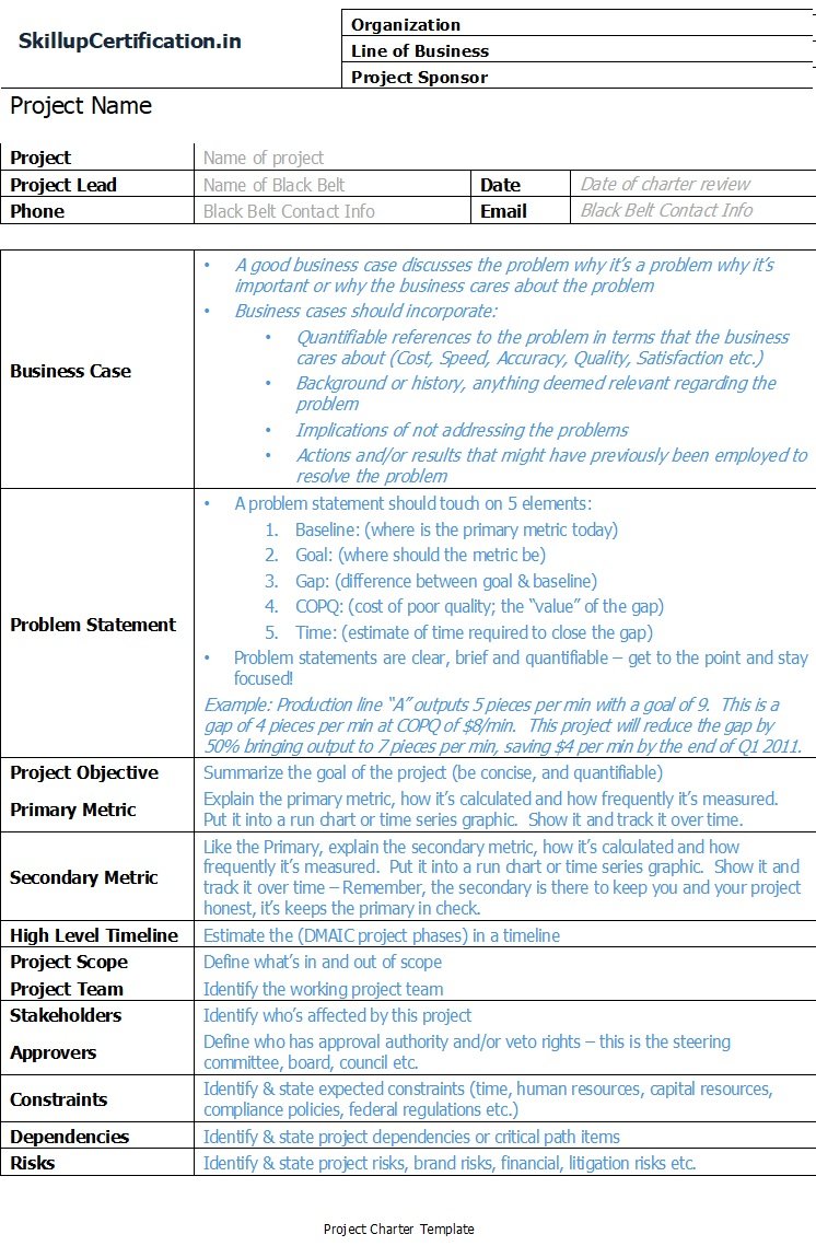 Lean Six Sigma Project Charter Excel Template Free Download, Lean Six Sigma, Project Charter, Six Sigma Templates, Excel Format, DMAIC Tools, Process Improvement, Quality Management, Manufacturing, Free Download, Continuous Improvement