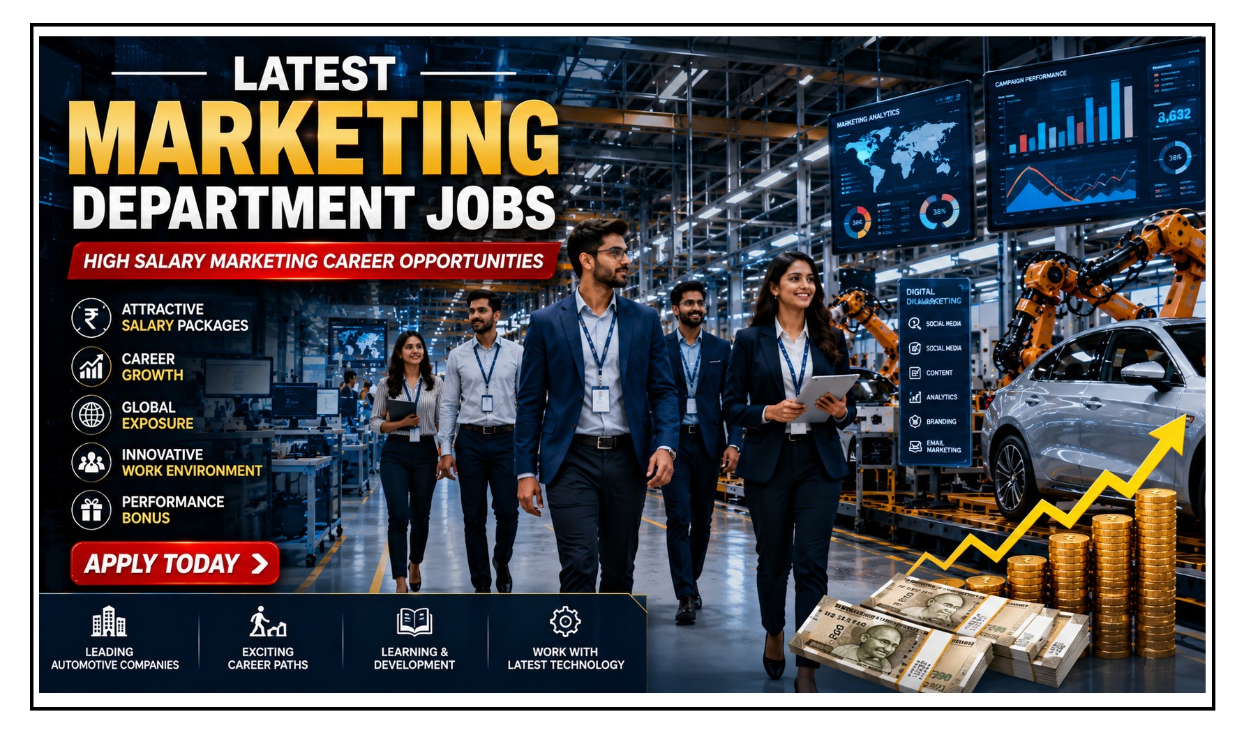 Latest Marketing Department Jobs | High Salary Marketing Career Opportunities
